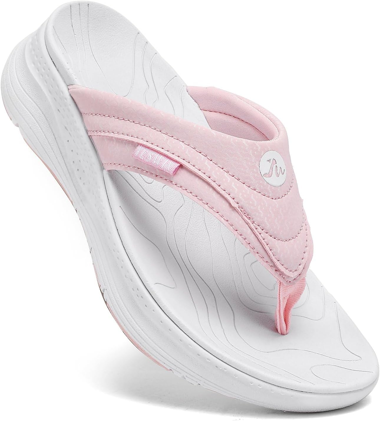Women's Orthotic Platform Flip Flop with Arch Support for Comfort