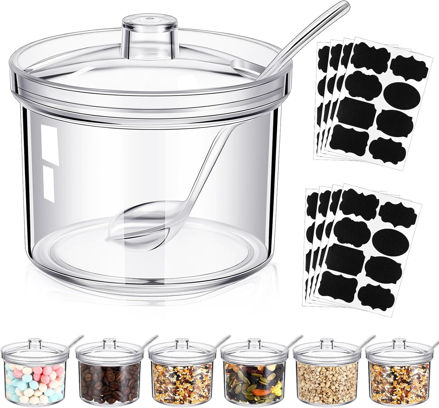 12 Pcs Hot Cocoa Bar Supplies with Lids and Spoons for Parties