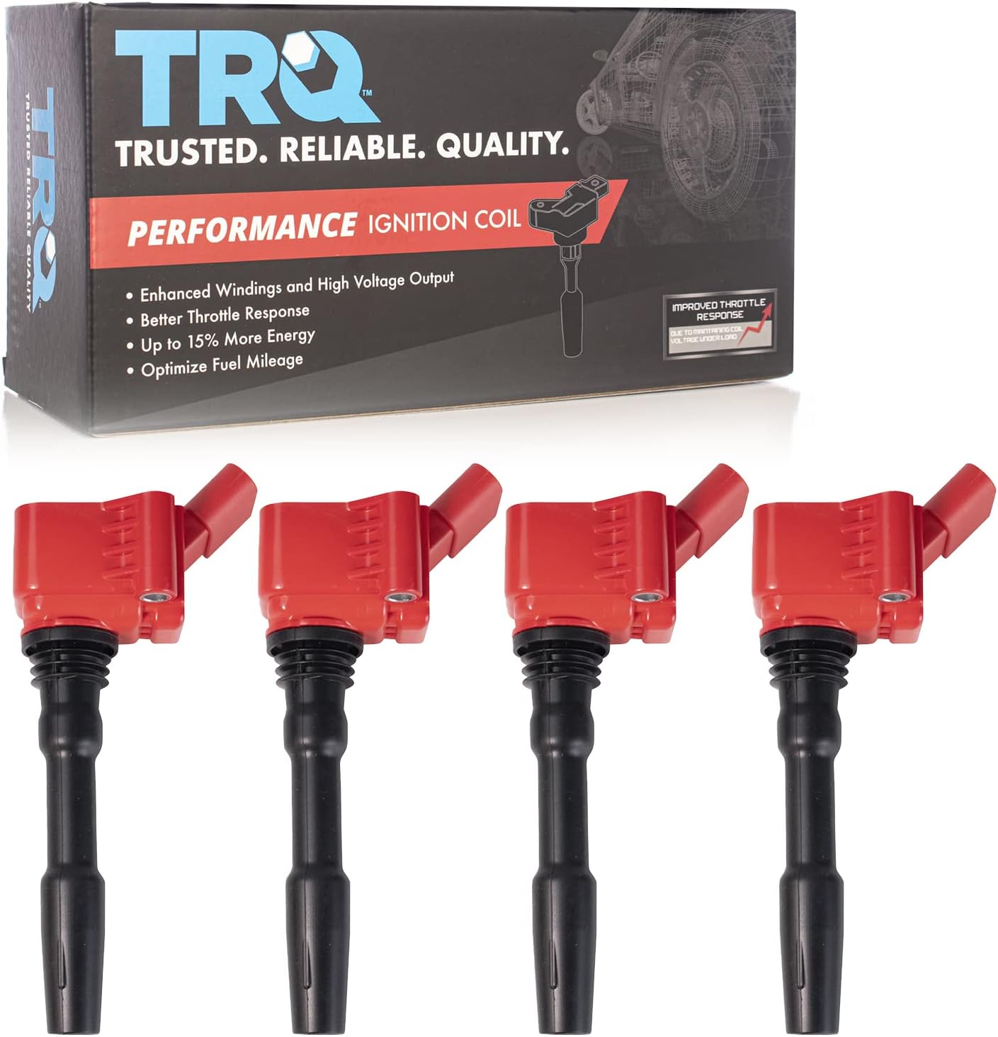 TRQ Ignition Coil Set for 15-20 Audi and 13-20 Volkswagen