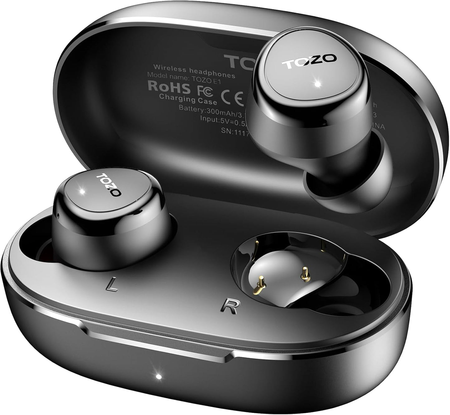 TOZO E1 Wireless Earbuds: Crystal Clear Calls & 30H Playtime