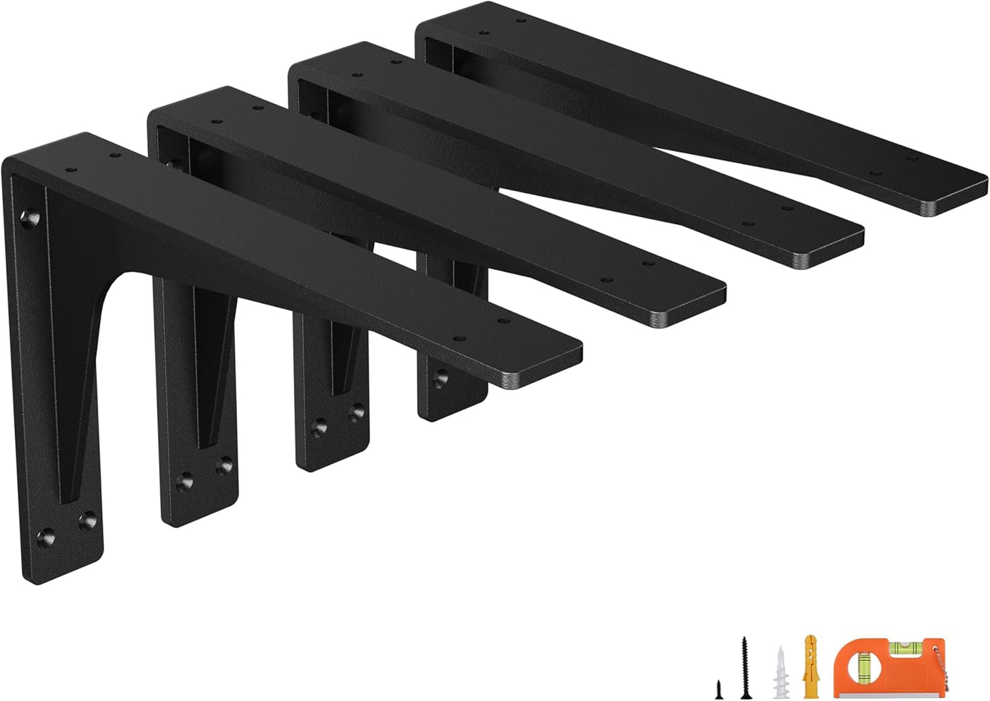12 Inch Heavy Duty Shelf Brackets for Strong Support and Style