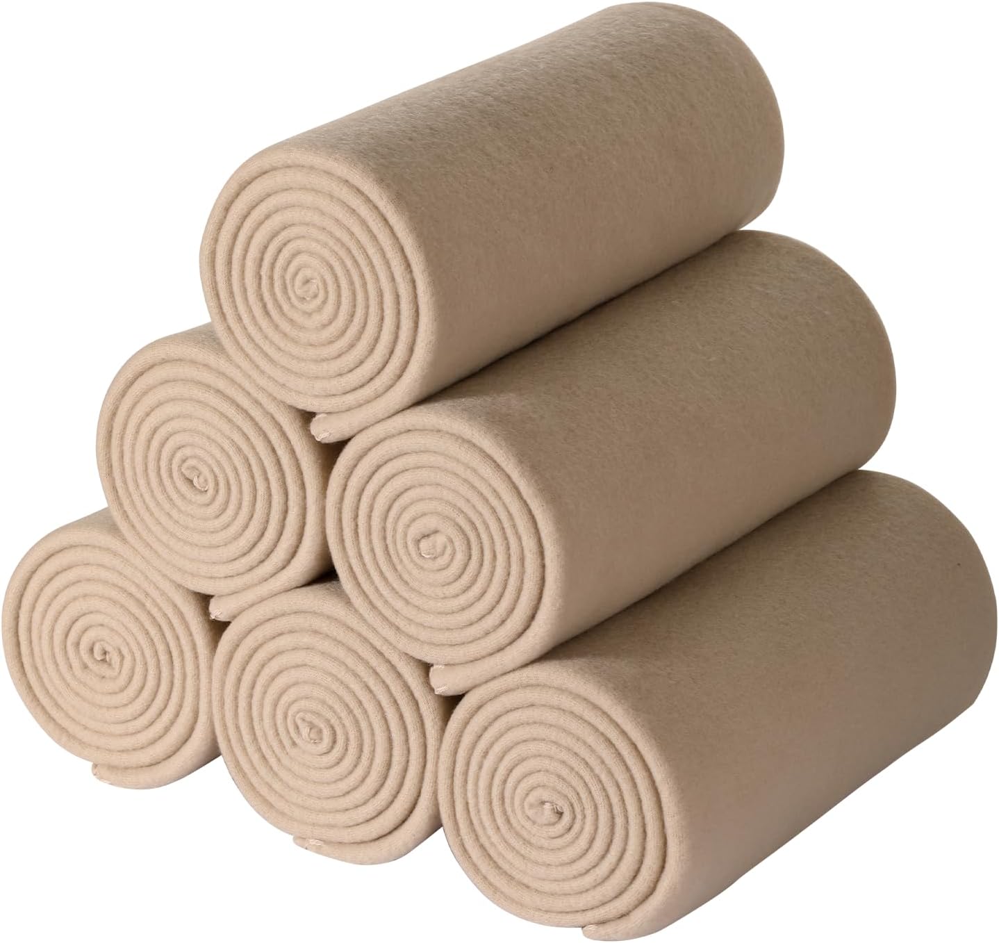 CAI TENG Fleece Throw Blanket Pack of 6 Cozy Warm Throws