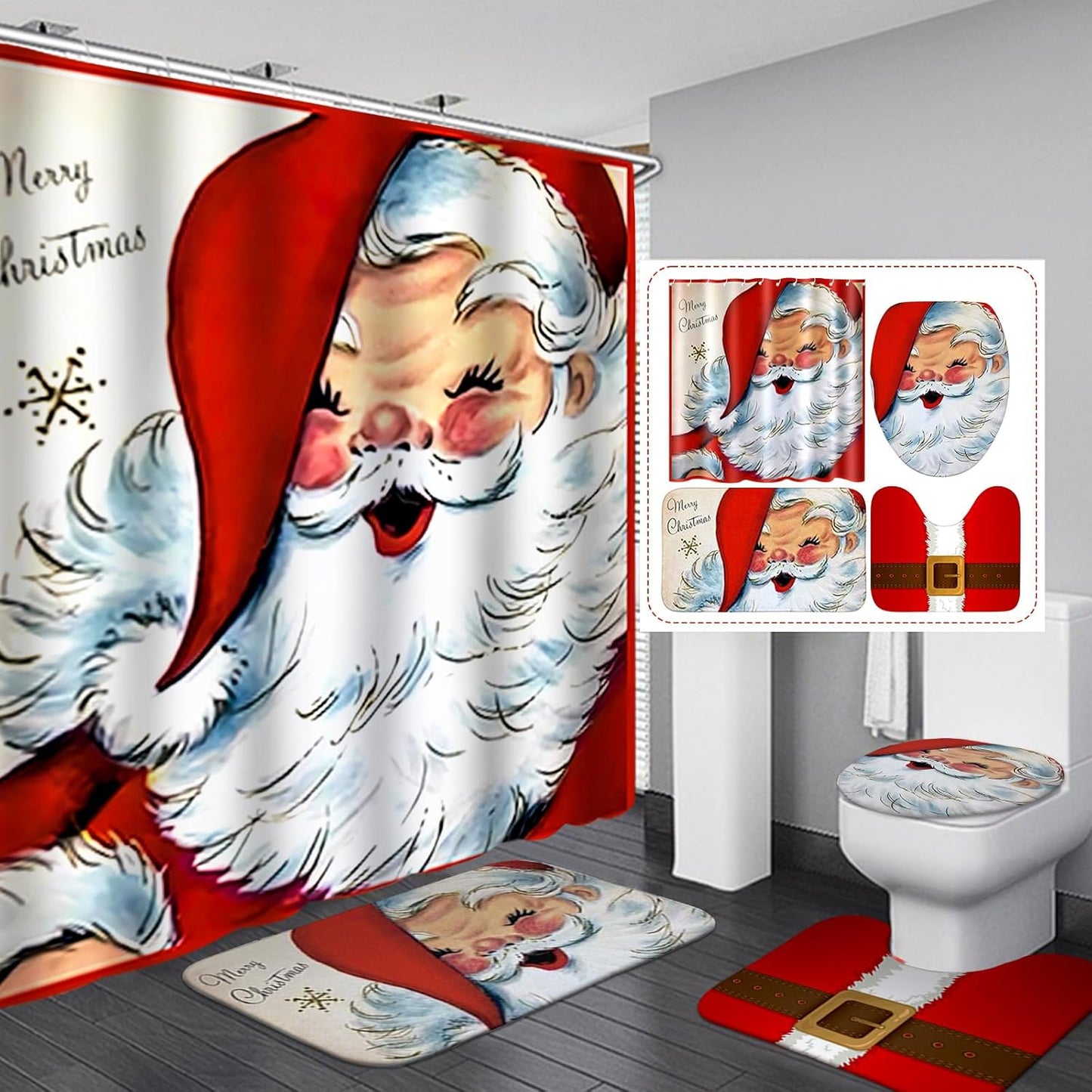 Farmhouse Holiday Bathroom Set - Drydiet