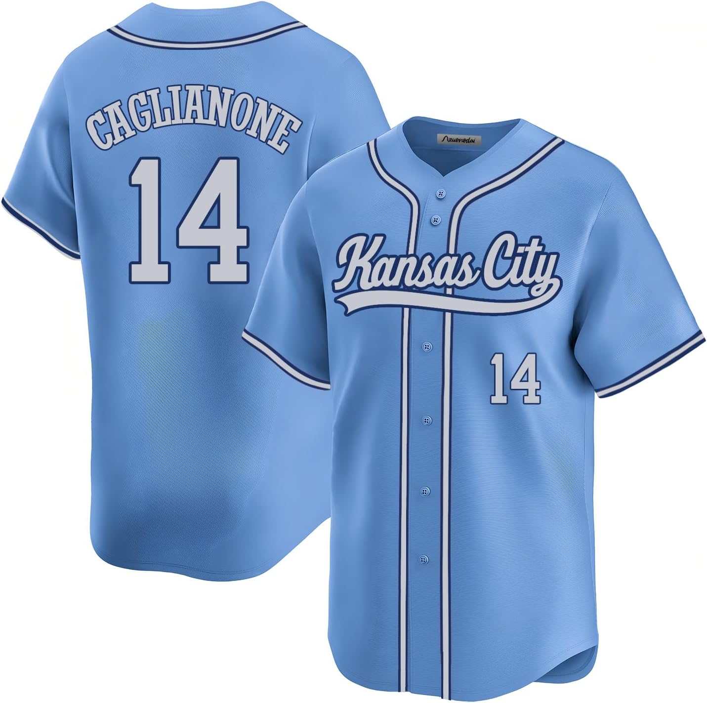 Custom Kansas City Baseball Stitched T-Shirt for Sports Fans
