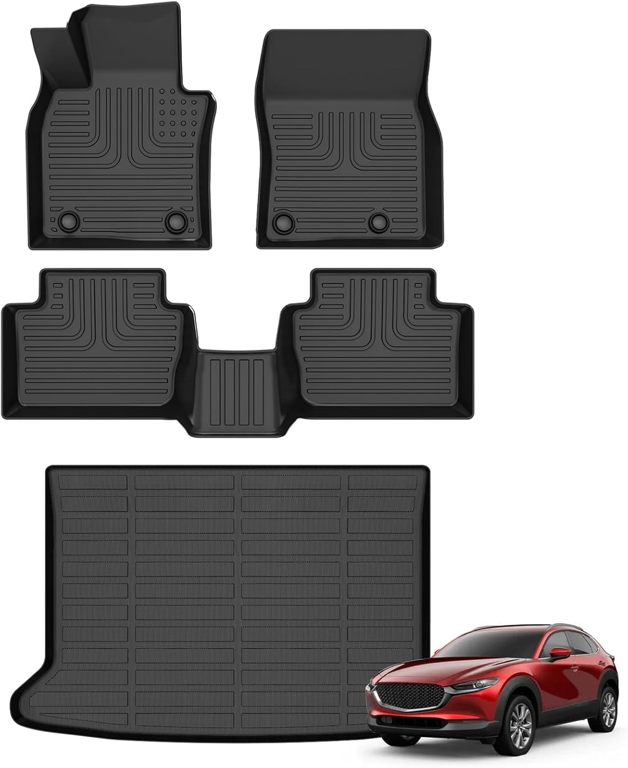 Floor Mats & Cargo Liner Set for Mazda CX-30 2020-2025