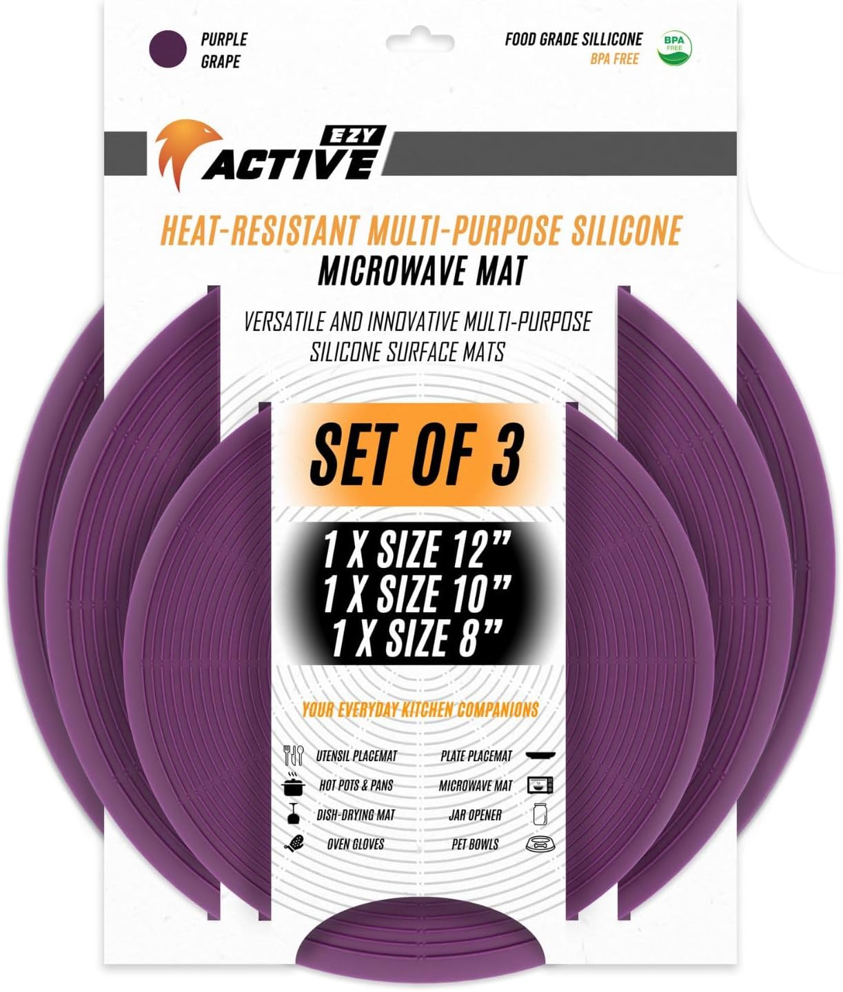 Multipurpose Silicone Mats Set - Heat Resistant & Versatile