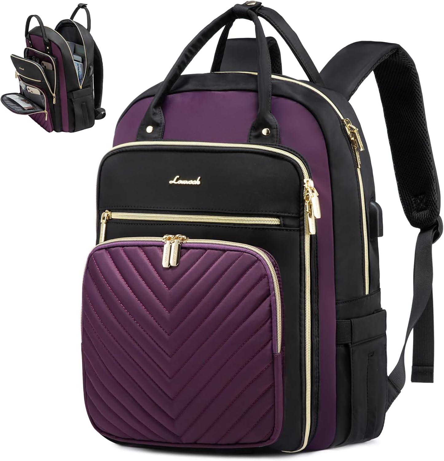 LOVEVOOK Laptop Backpack for Women, Stylish and Functional