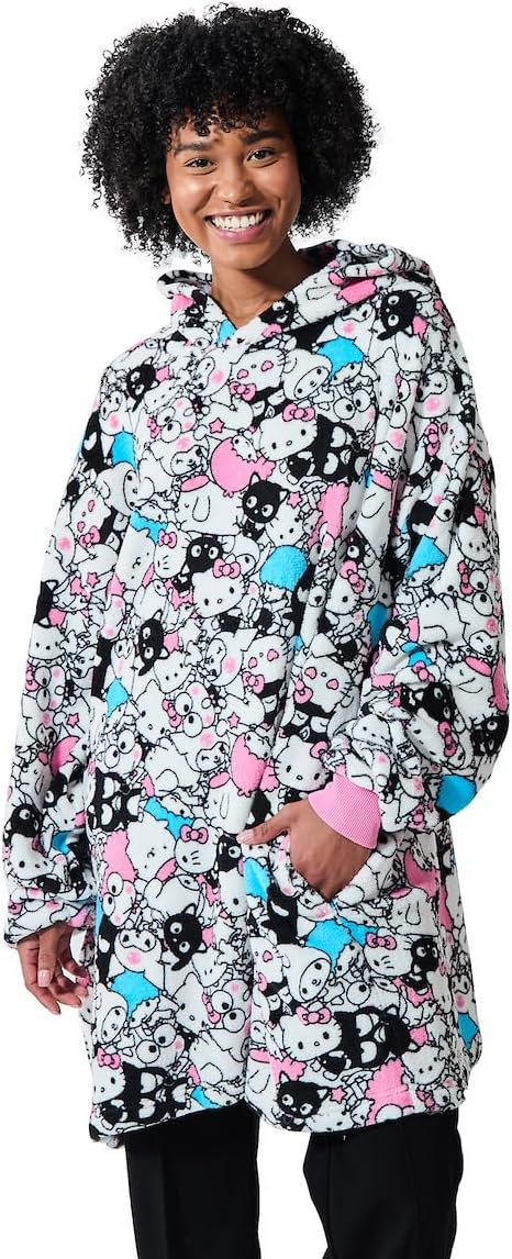 Hello Kitty & Friends Hooded Blanket for Ultimate Comfort