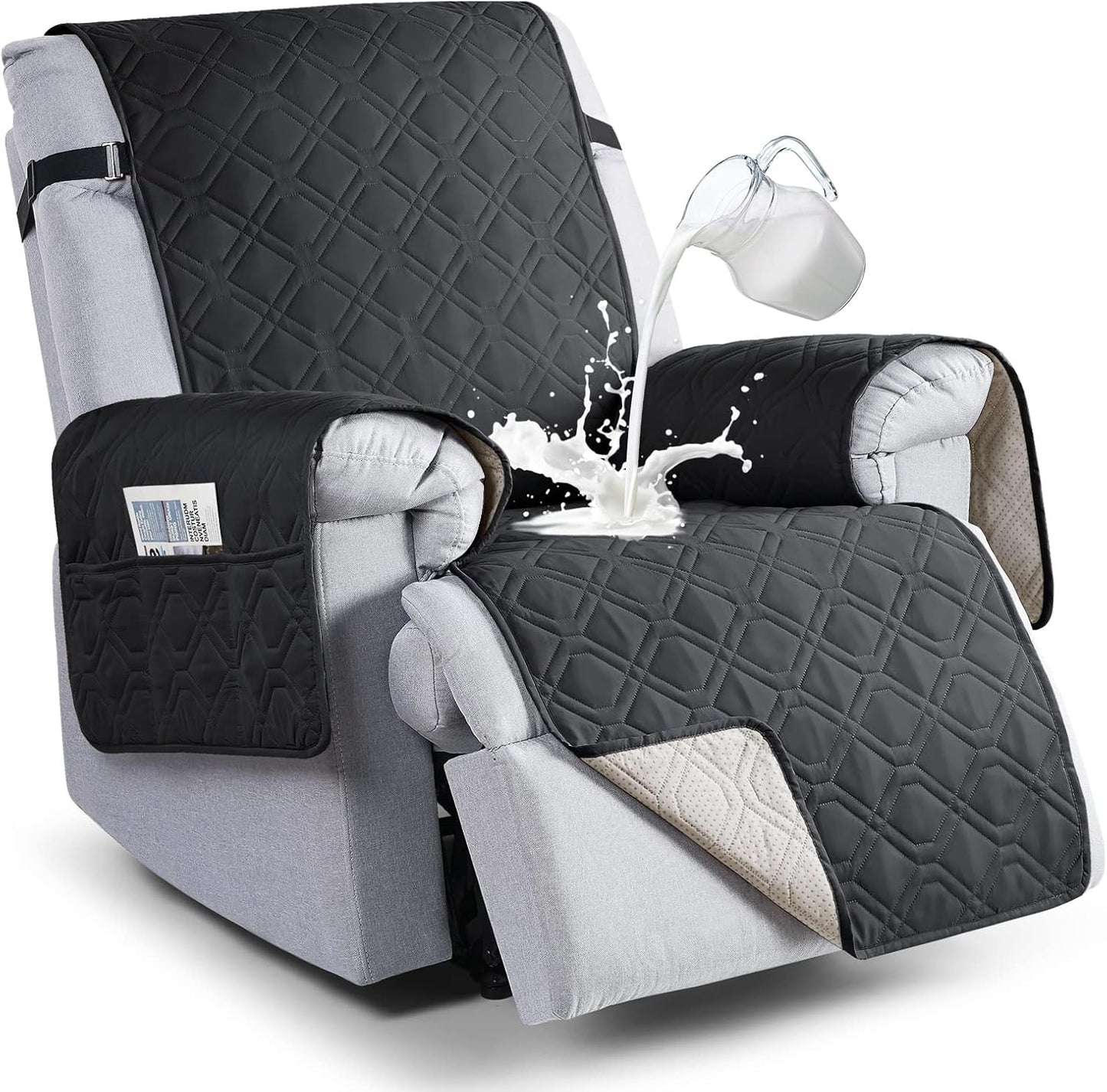 VANSOFY Waterproof Recliner Chair Cover for Pets and Kids