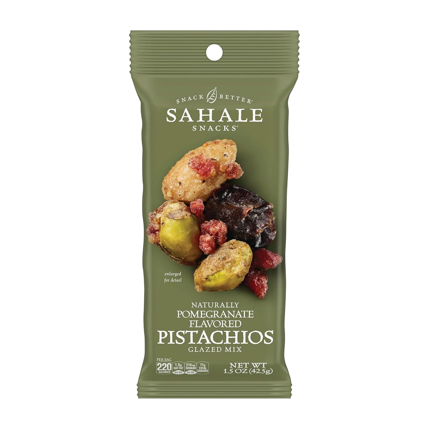 Sahale Snacks Pomegranate Flavored Pistachios Glazed Mix Review