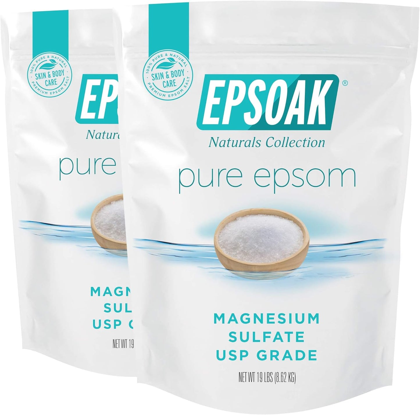 Epsoak Epsom Salt 38 lb. for Relaxing Bath and Foot Soaks