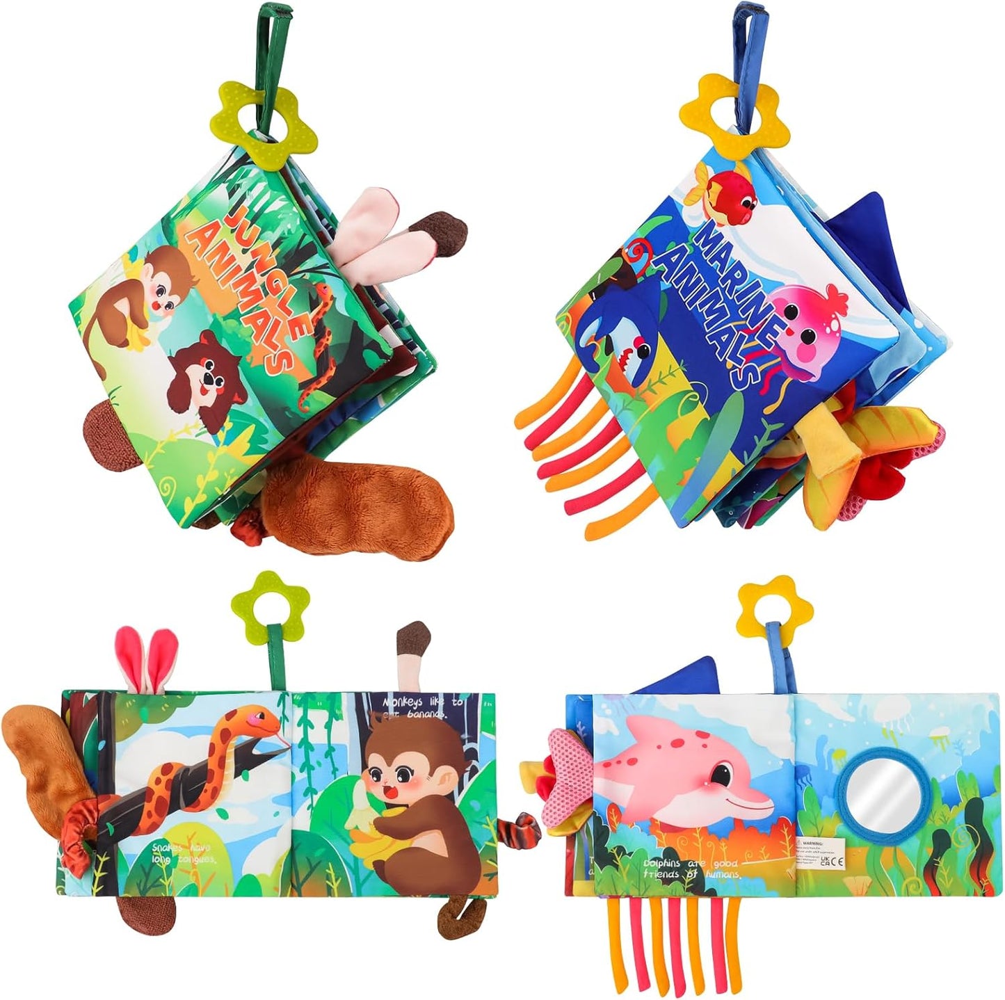 nicknack Baby Crinkle Books - Sensory Magic!