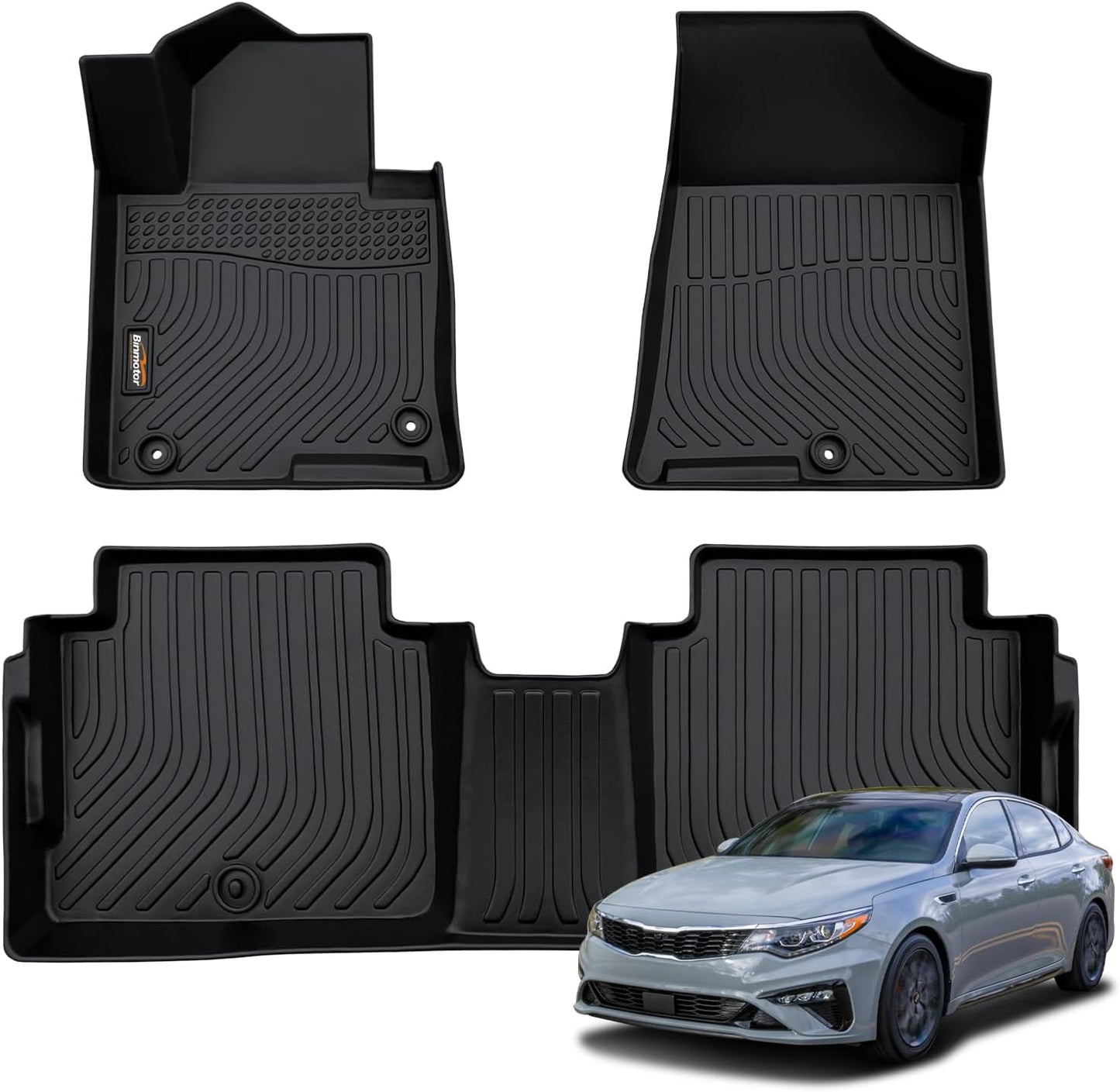 All Weather Car Mats for Kia Optima & Hyundai Sonata 2015-2020