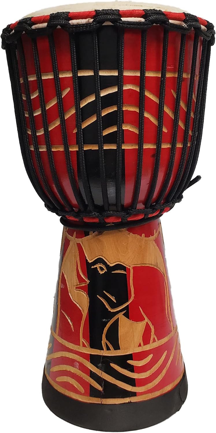 Djembe Drum by Stoneage Arts - Unique Decor Gift 15ftin