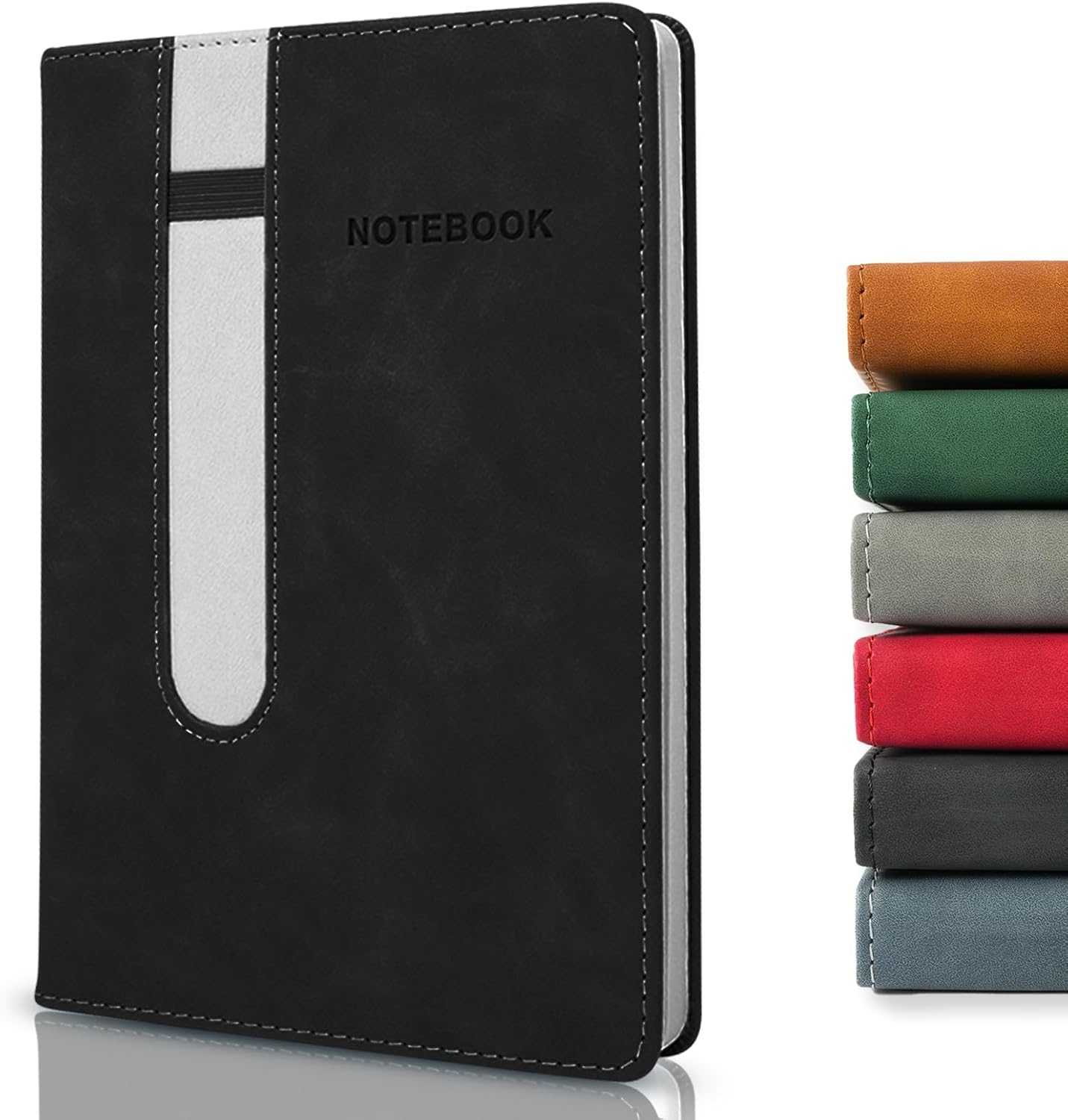 Premium Leather A5 Notebook for Business & Travel - MushyDiary