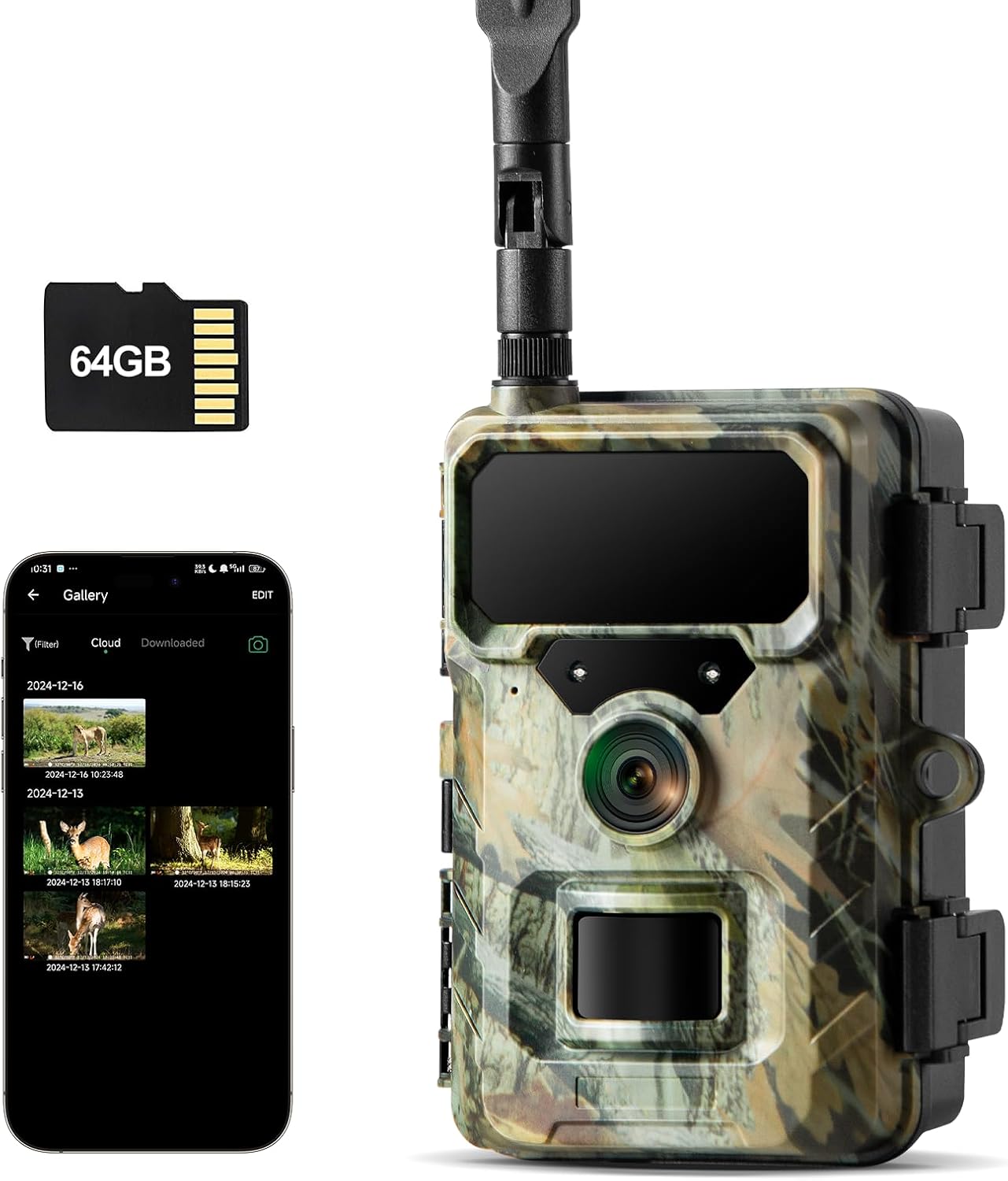 VOOPEAK 4G LTE Trail Camera with Night Vision & Cloud Storage