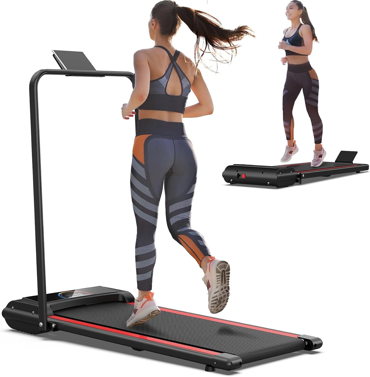 FLIMDER Mini Walking Treadmill - 300 lb Capacity