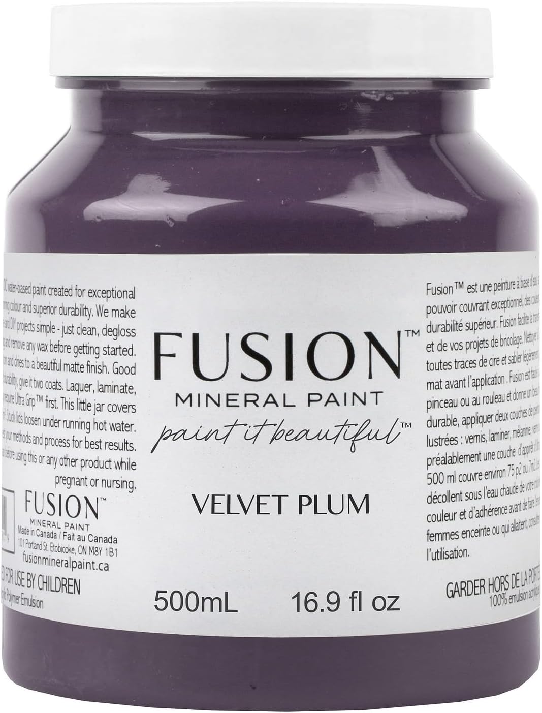 Fusion Mineral Paint Velvet Plum - All In One Easy Application