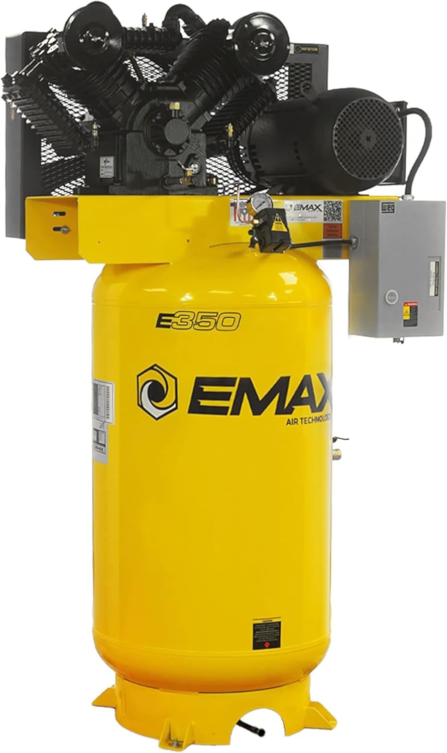Powerful EMAX 10HP Air Compressor - 175 Max PSI