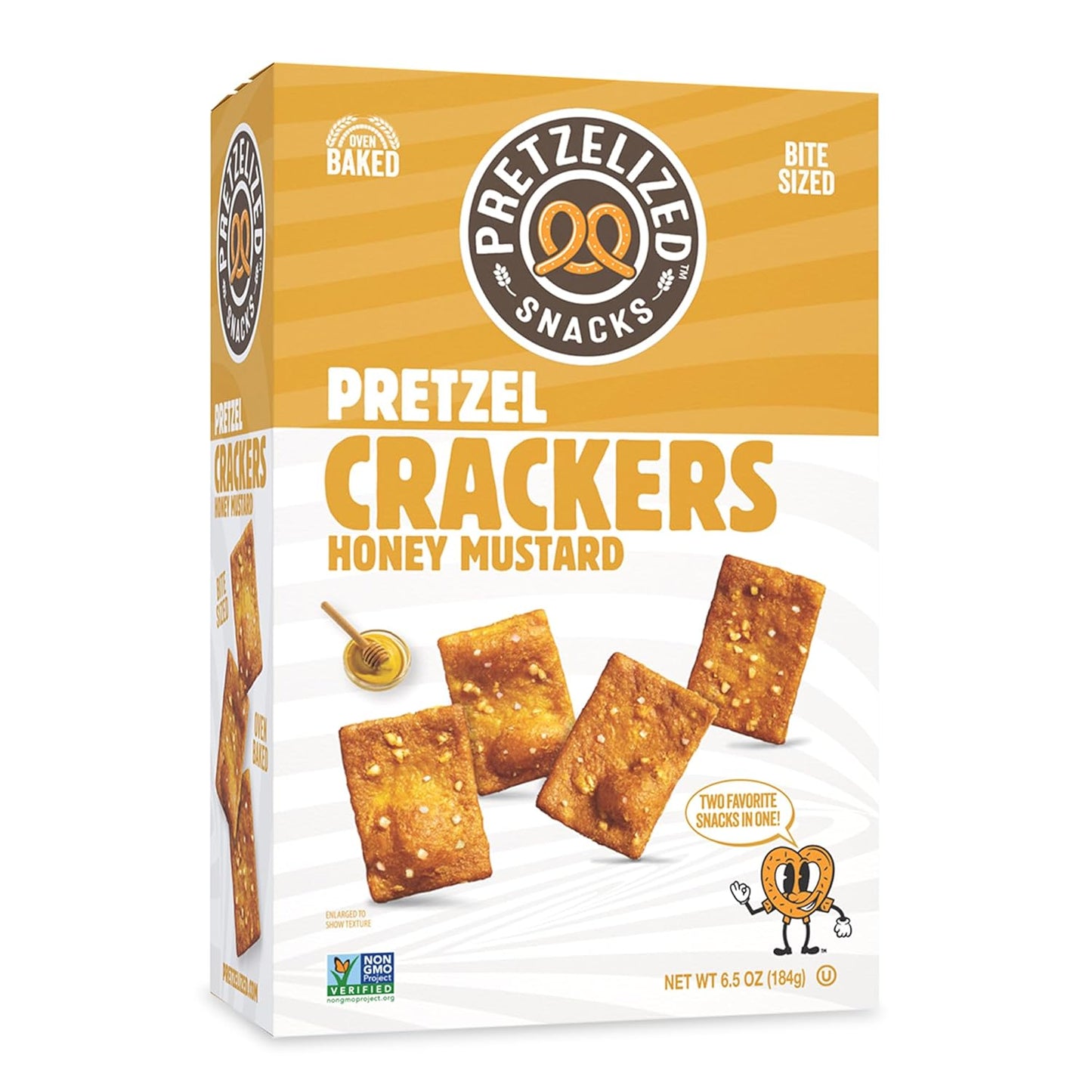 Pretzelized Snacks Honey Mustard Pretzel Crackers 6.5oz Box