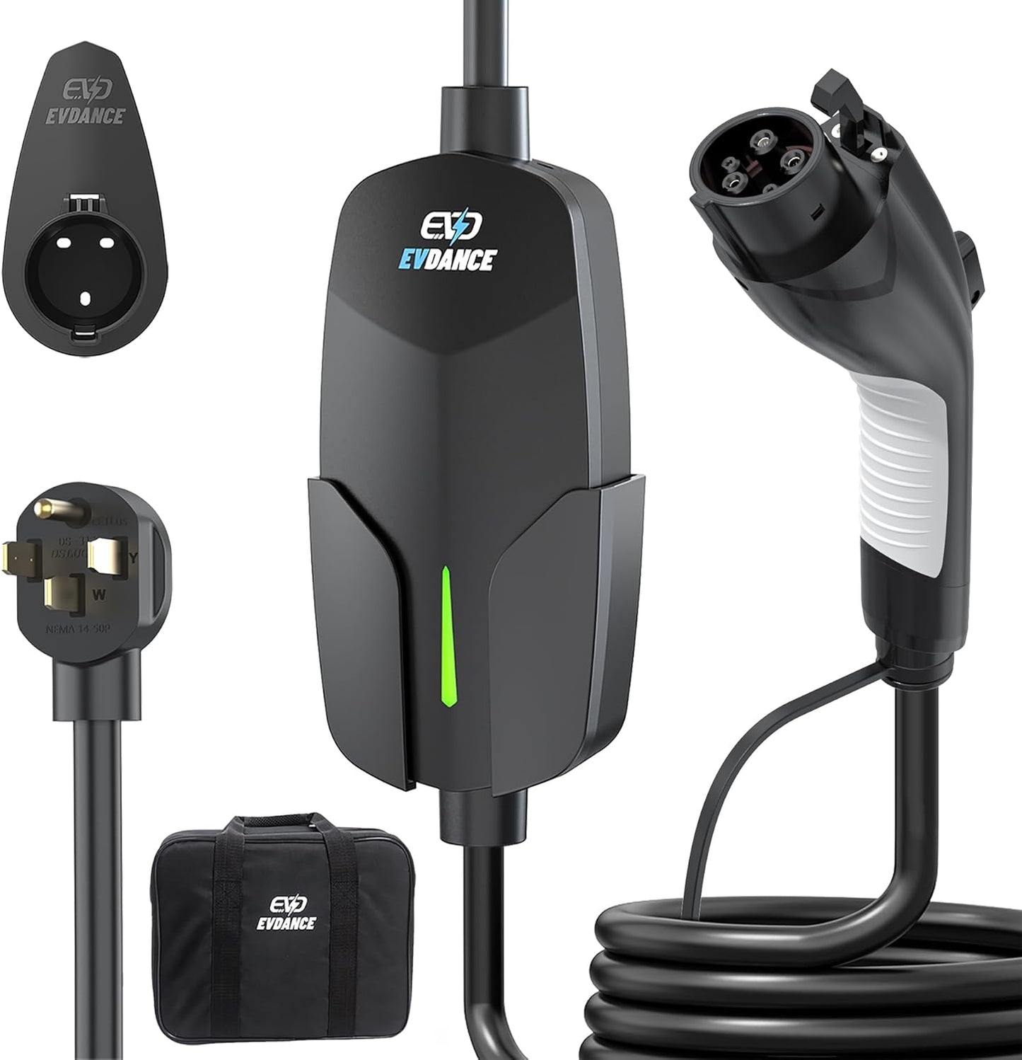 Portable Level 2 EV Charger - Fast Charging On-The-Go!