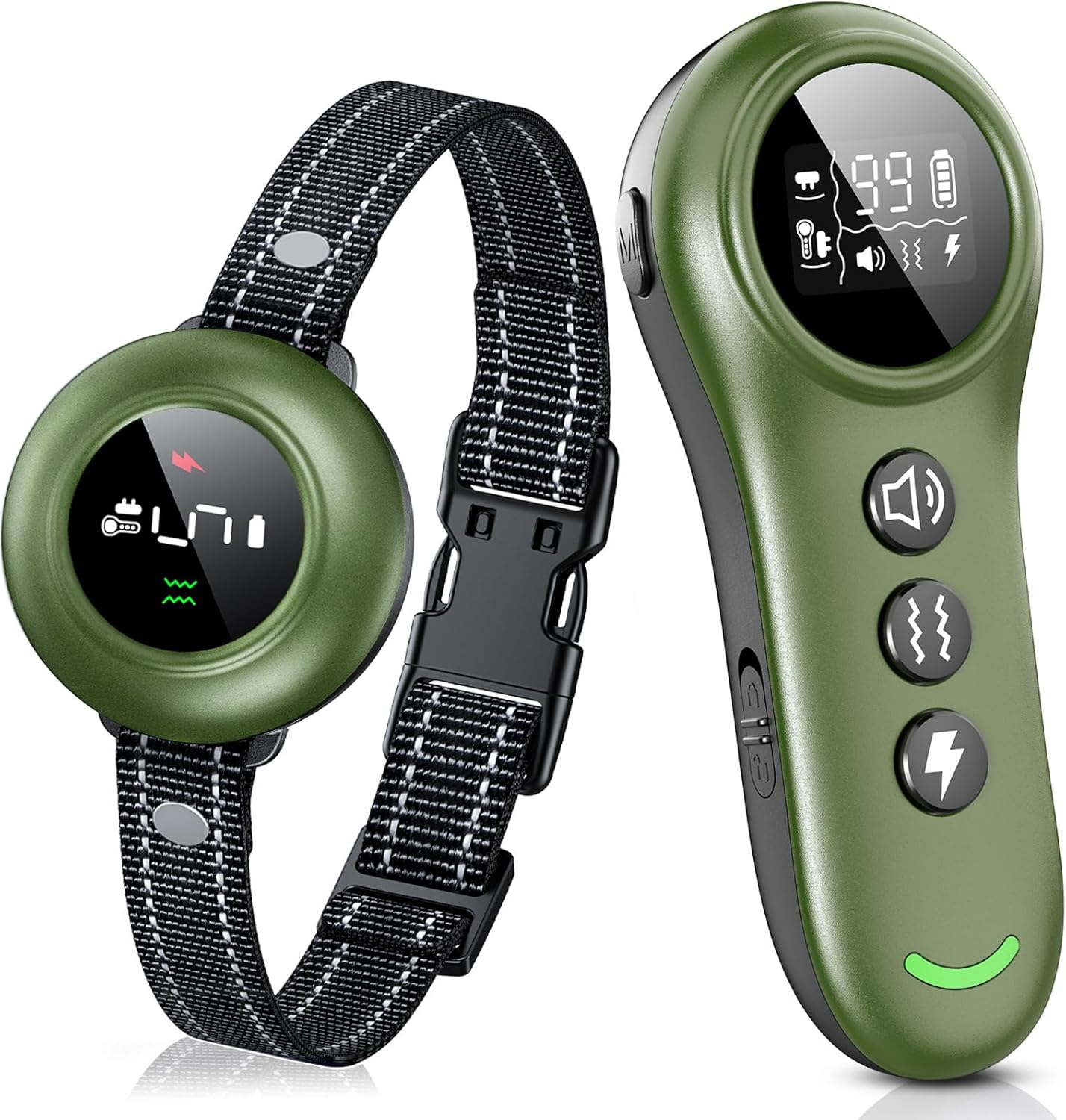 2-in-1 Dog Shock Collar & Bark Collar for Effective Training