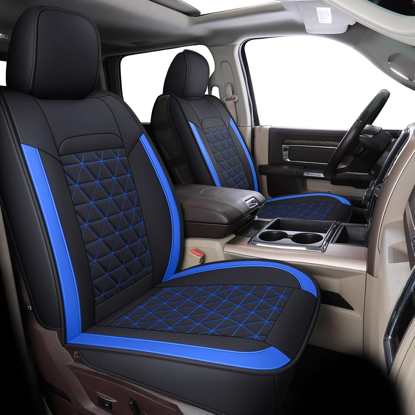 Coverado Car Seat Covers Full Set for Dodge RAM 1500 2500 3500