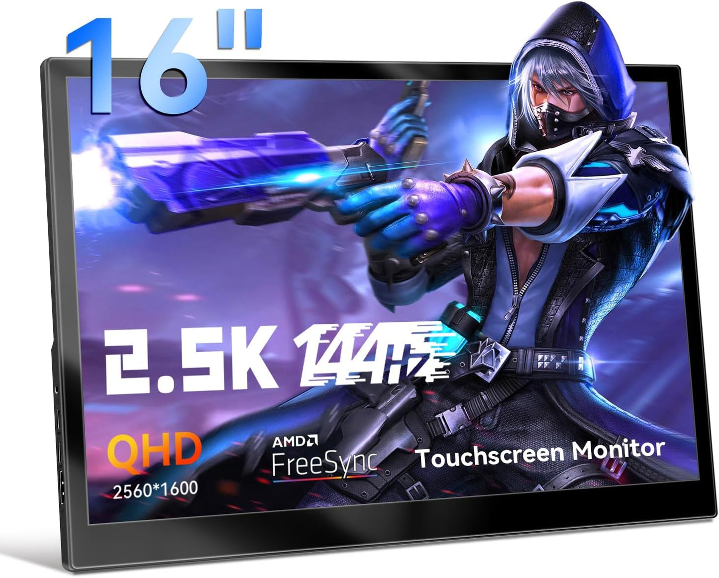 16 Touchscreen Gaming Monitor 2.5K 144Hz IPS - Pisichen