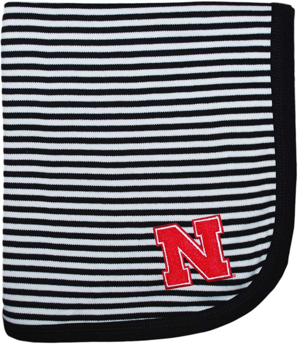 Nebraska Striped Baby and Toddler Blanket - Soft Cotton Comfort