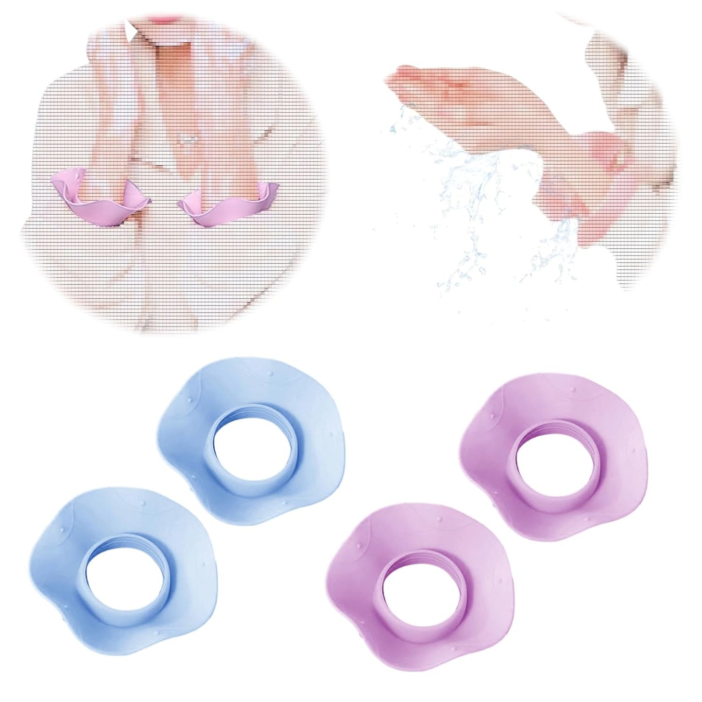 Spill-Proof Silicone Wristbands - Keep Clean & Dry!