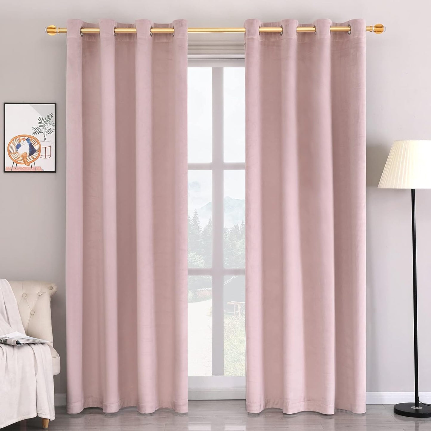Ultimate Privacy Velvet Curtains - Luxe Light Blockers