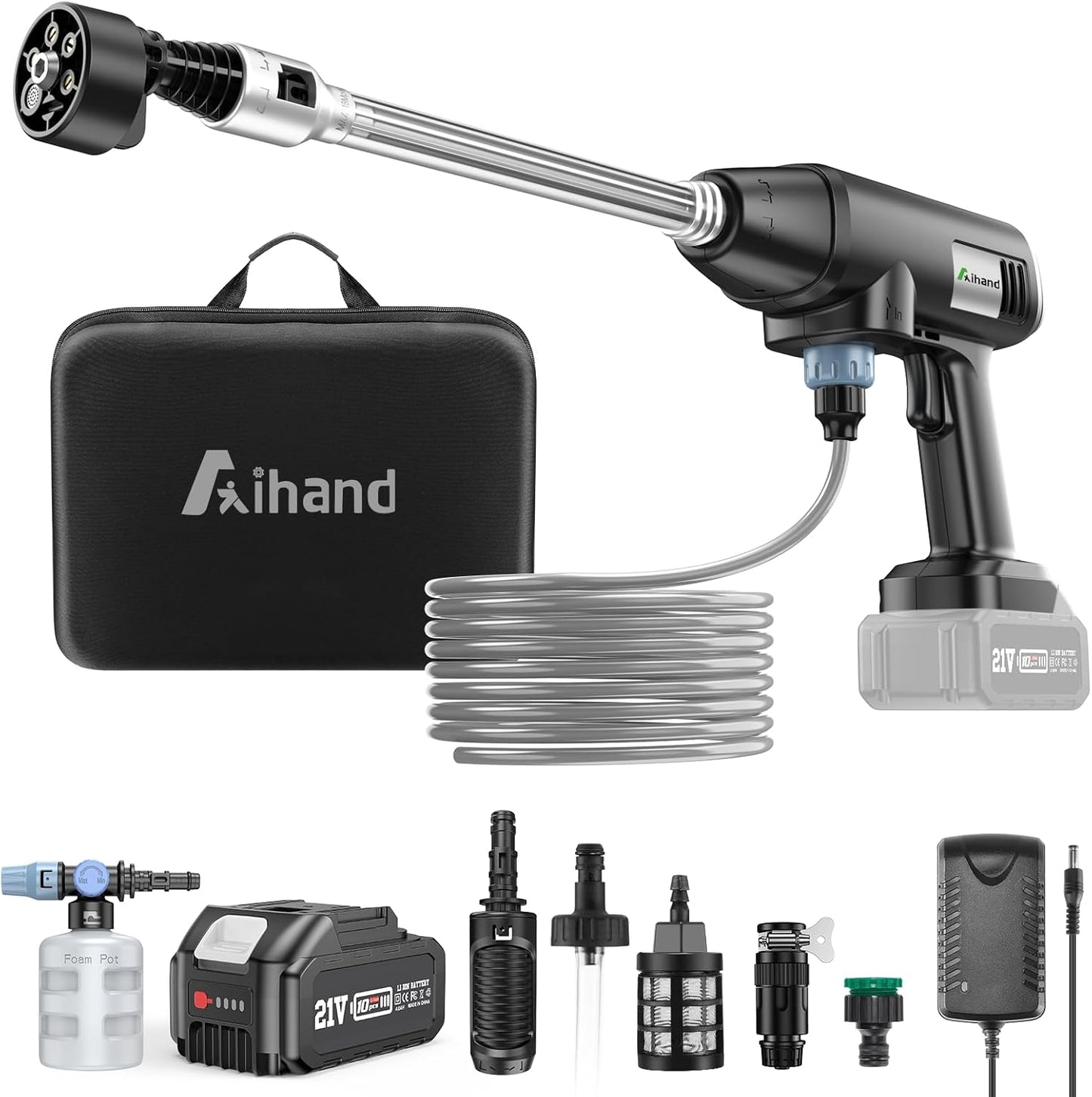 Portable 986PSI High-Pressure Washer Kit