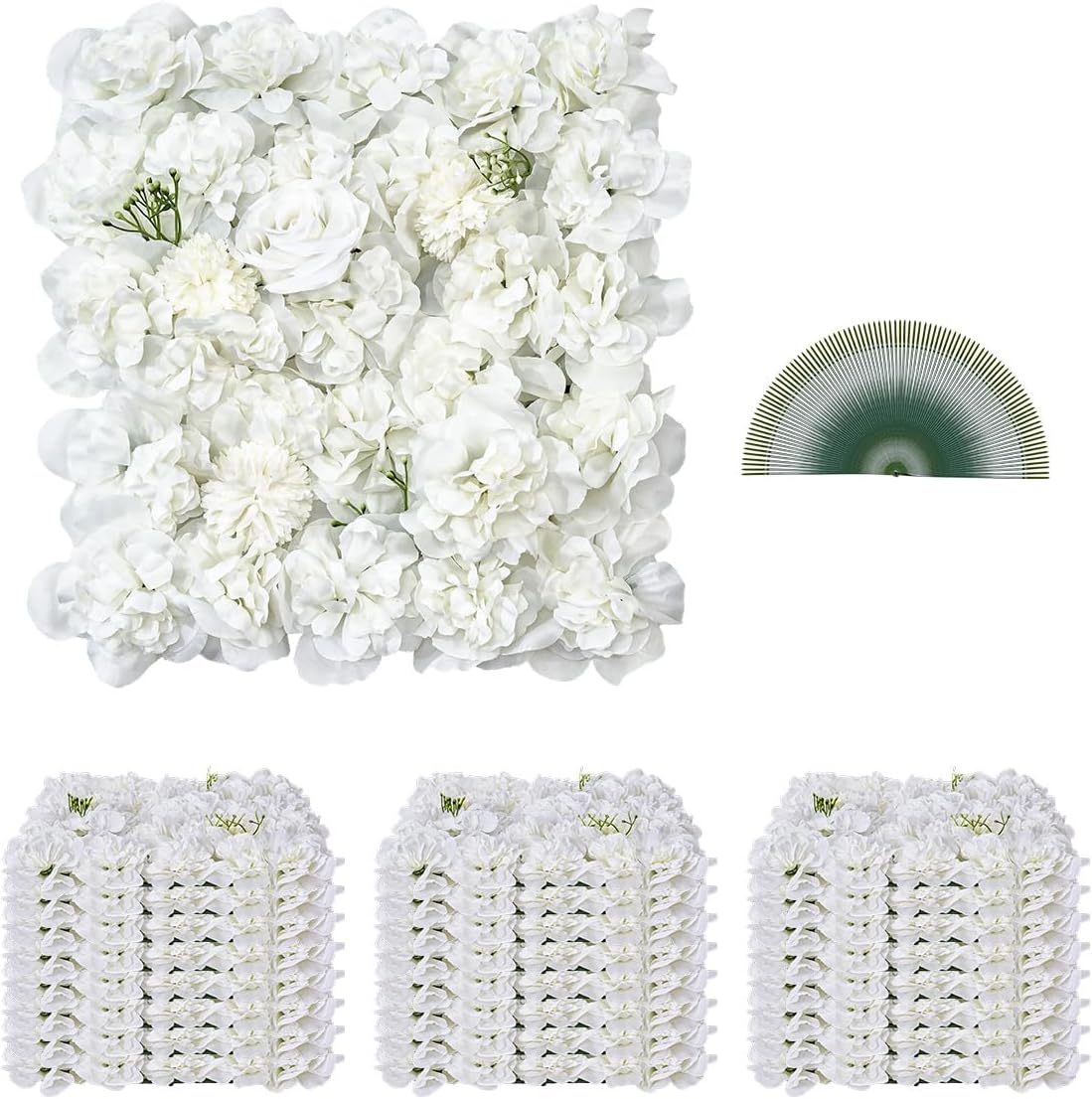 VEVOR 3D Flower Wall Panel Set for Stunning Backdrop Decor