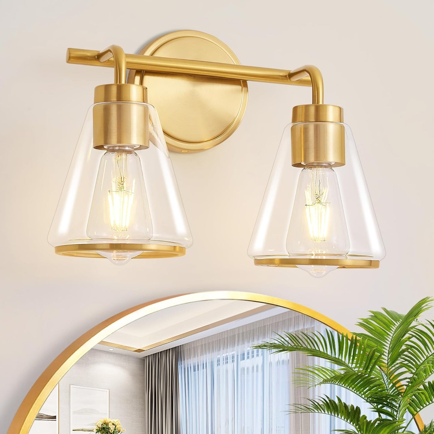 Bathroom Light Fixtures Over Mirror Gold Vanity Lights 14 in