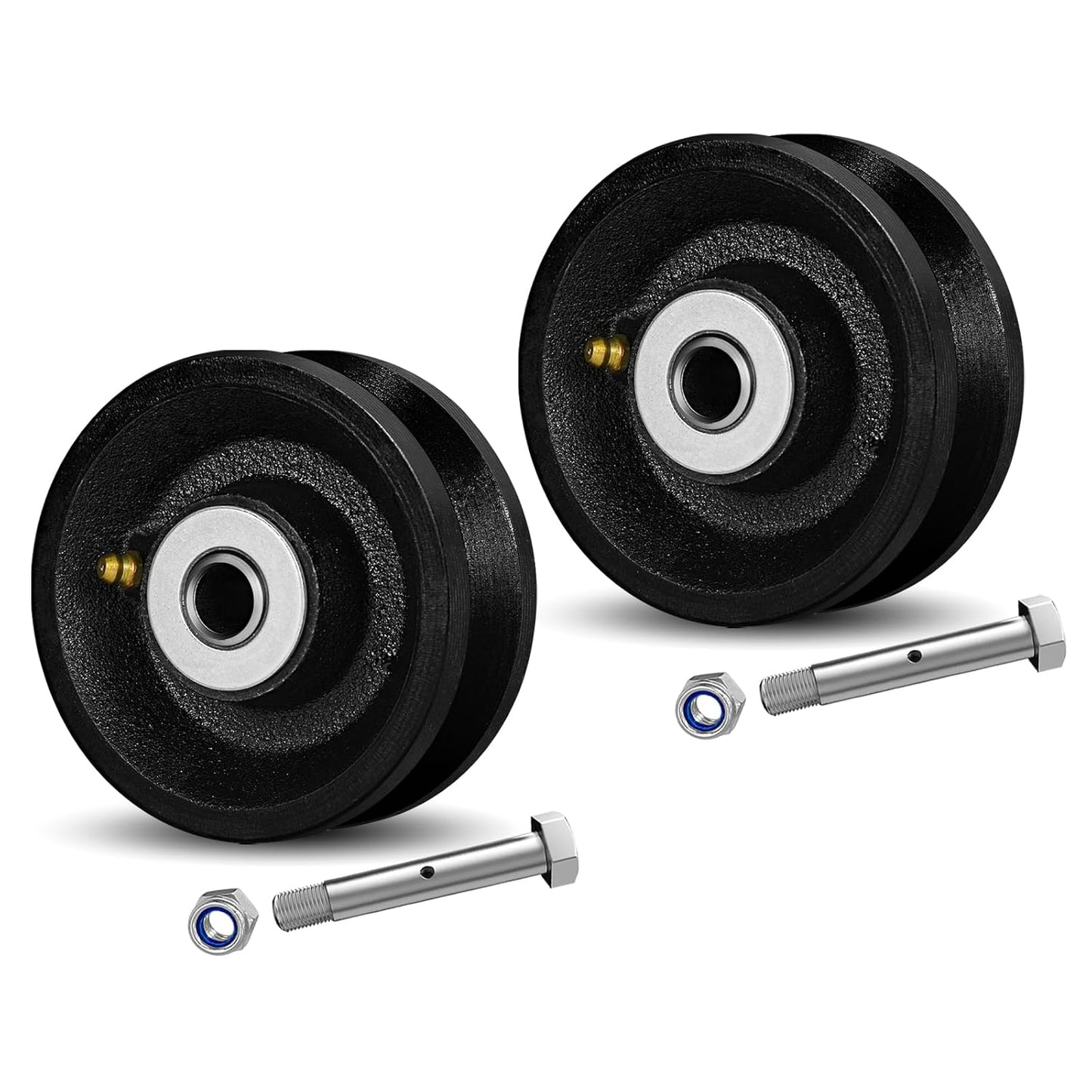 4 in V Groove Wheel with Roller Bearing for Heavy Loads