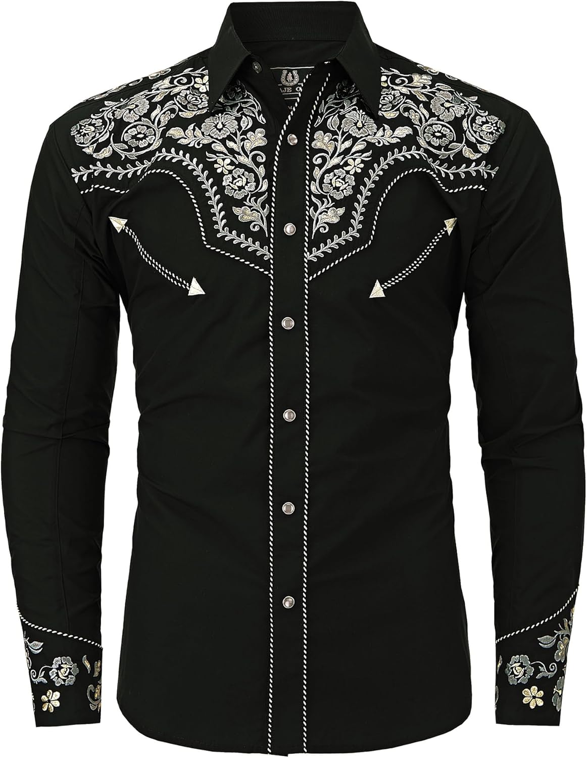 Stylish Western Embroidered Cowboy Shirts for Men by SALVAJE OESTE