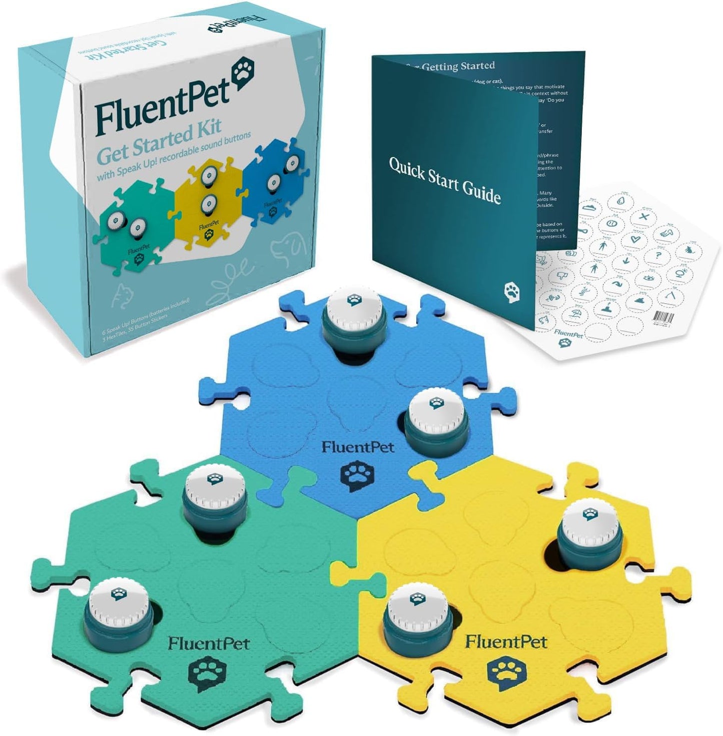 FluentPet Speak Up! Kit for Dog and Cat Communication Training