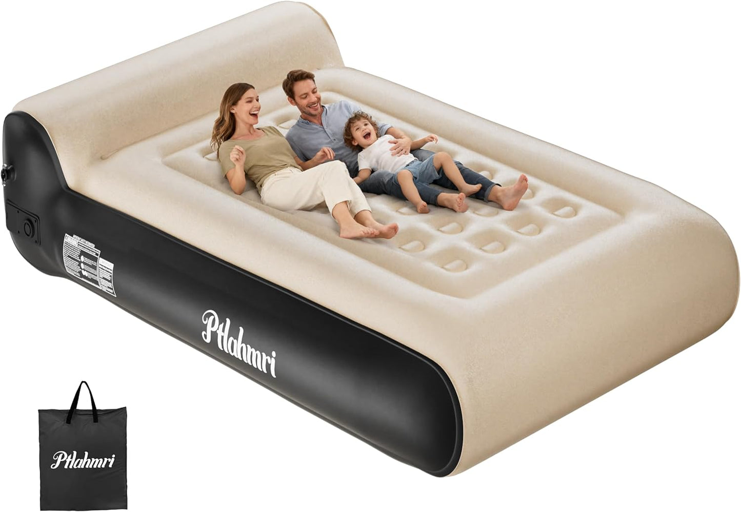 Queen Air Mattress with Built in Pump for Camping Comfort