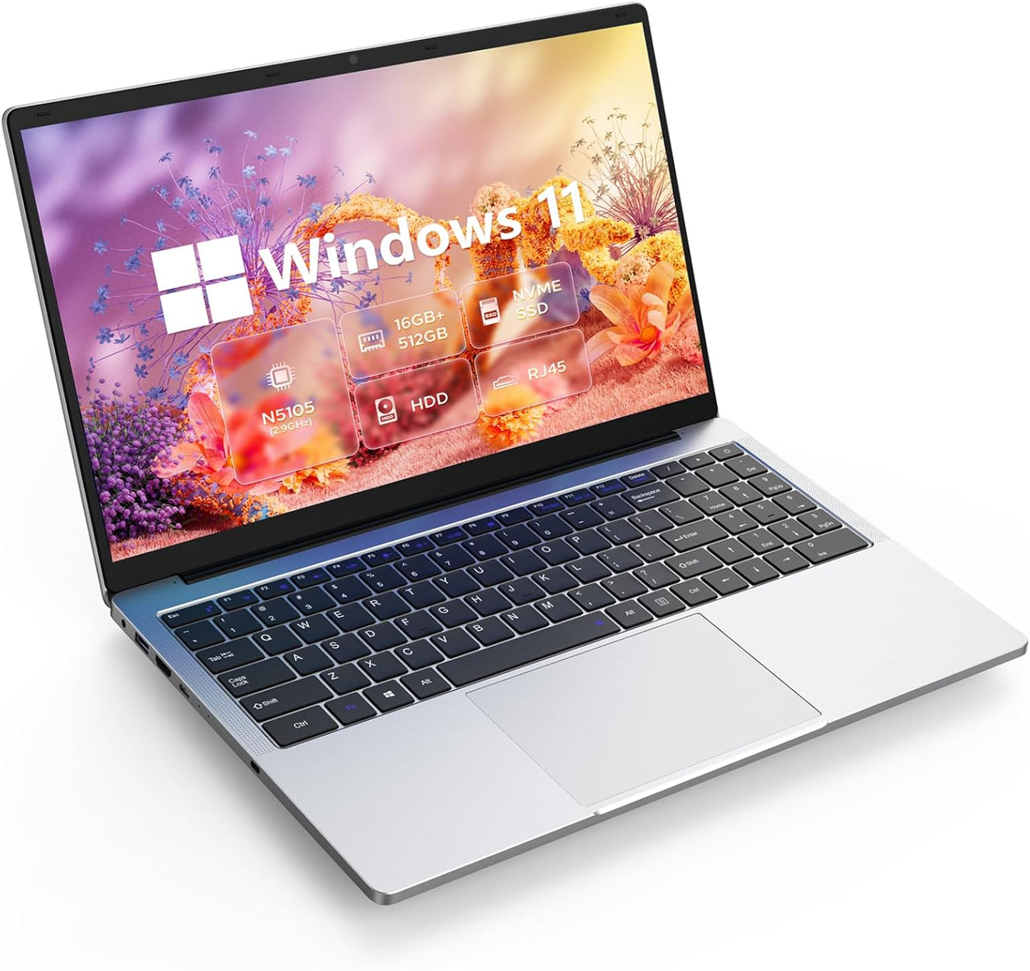 Speed & Efficiency: OTVOC 15.6 Windows 11 Laptop