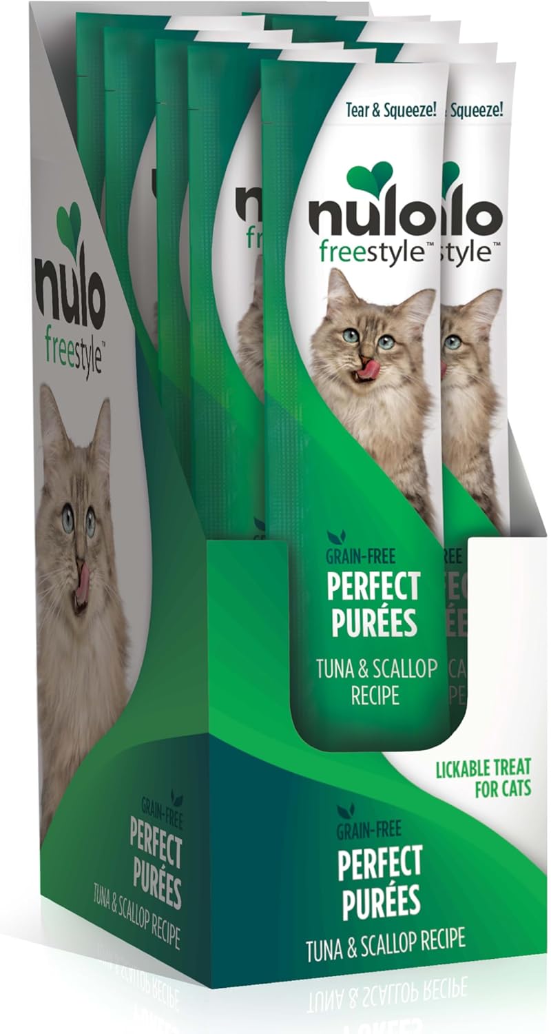 Nulo Freestyle Grain-Free Perfect Purees for Cats - Tuna & Scallop