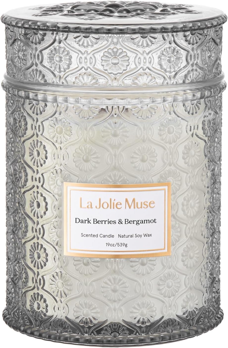Dark Berries & Bergamot Candle - 90 Hours of Cozy Relaxation
