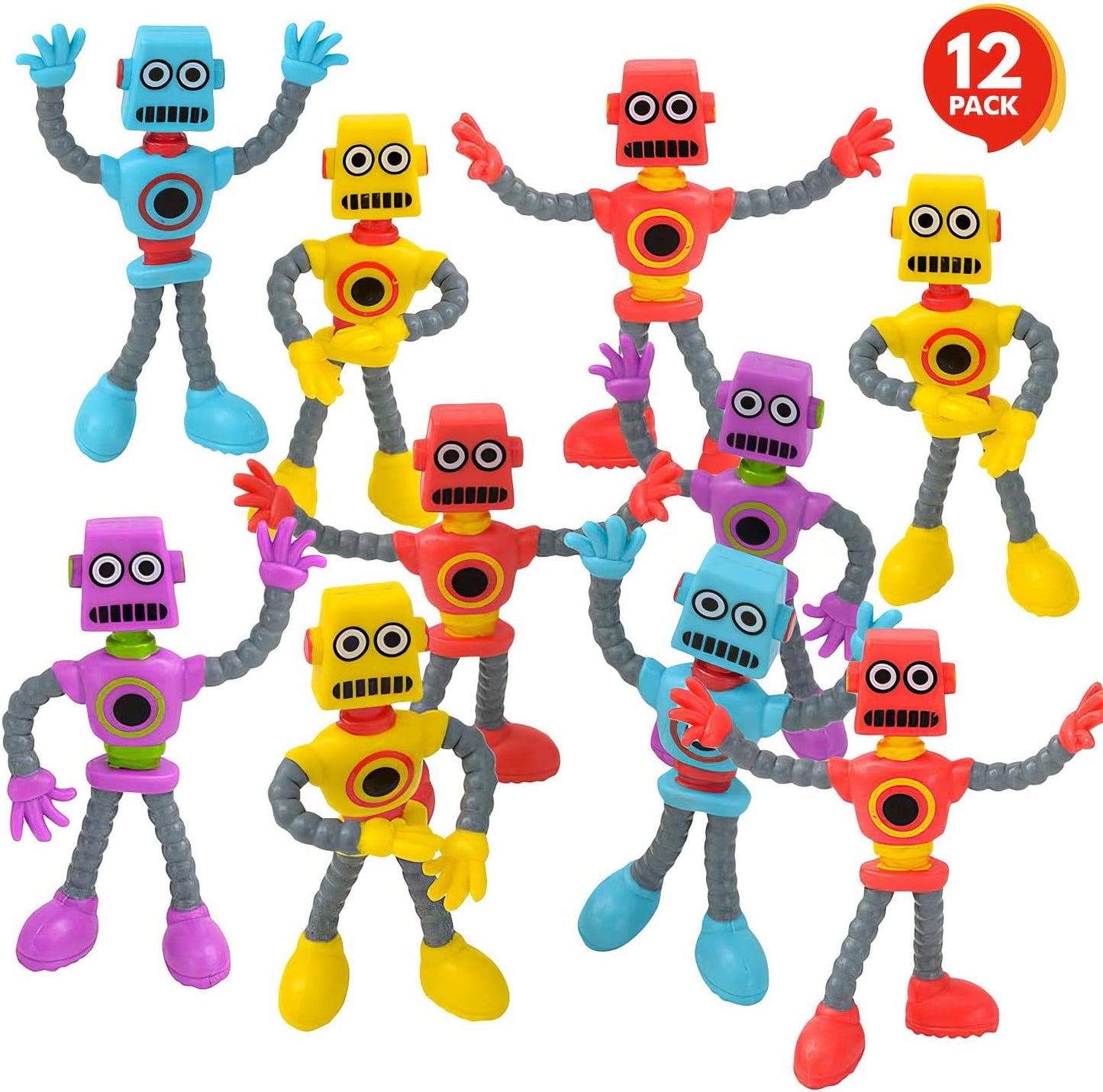 ArtCreativity Bendable Robot Figures: Flex Fun for All!