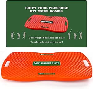 Golf Pressure Plate Training Aid for Balance and Swing Control