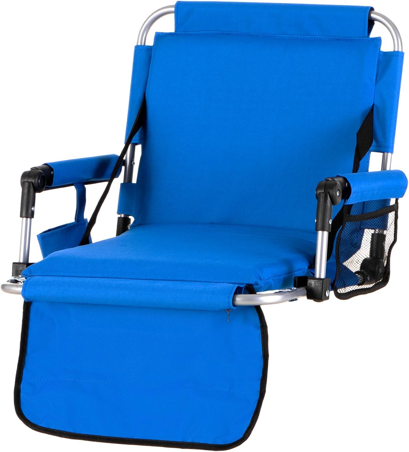 LET'S CAMP Folding Stadium Seat Chair with Cup Holder and Hooks