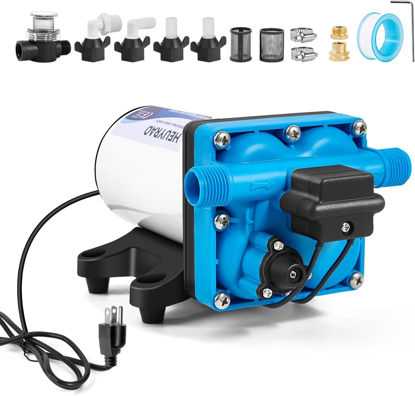 Heuyrao Water Pressure Diaphragm Pump for Kitchen and RV Use