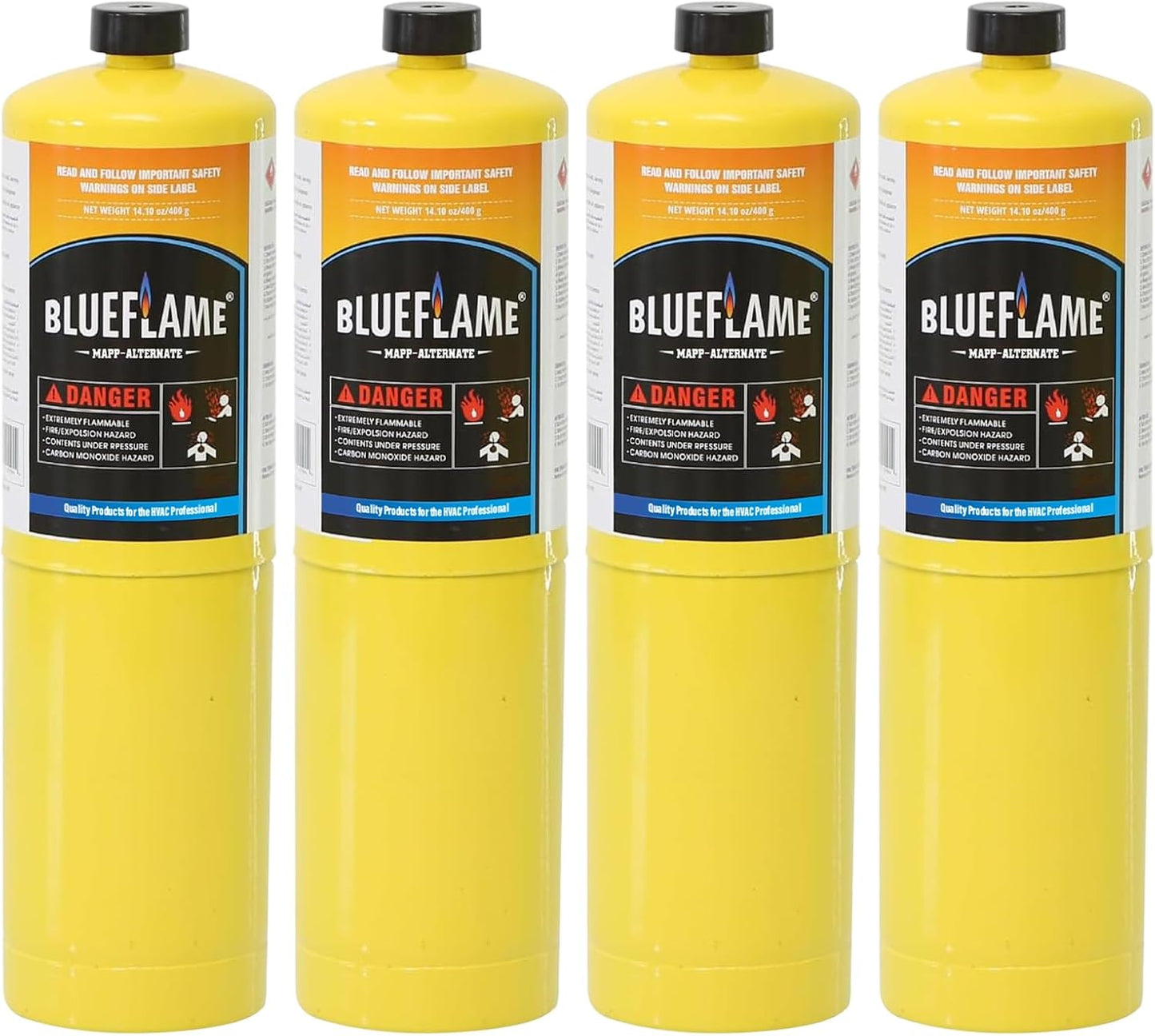 BlueFlame MAPP ALTERNATE Gas Cylinder for Welding and Culinary Use