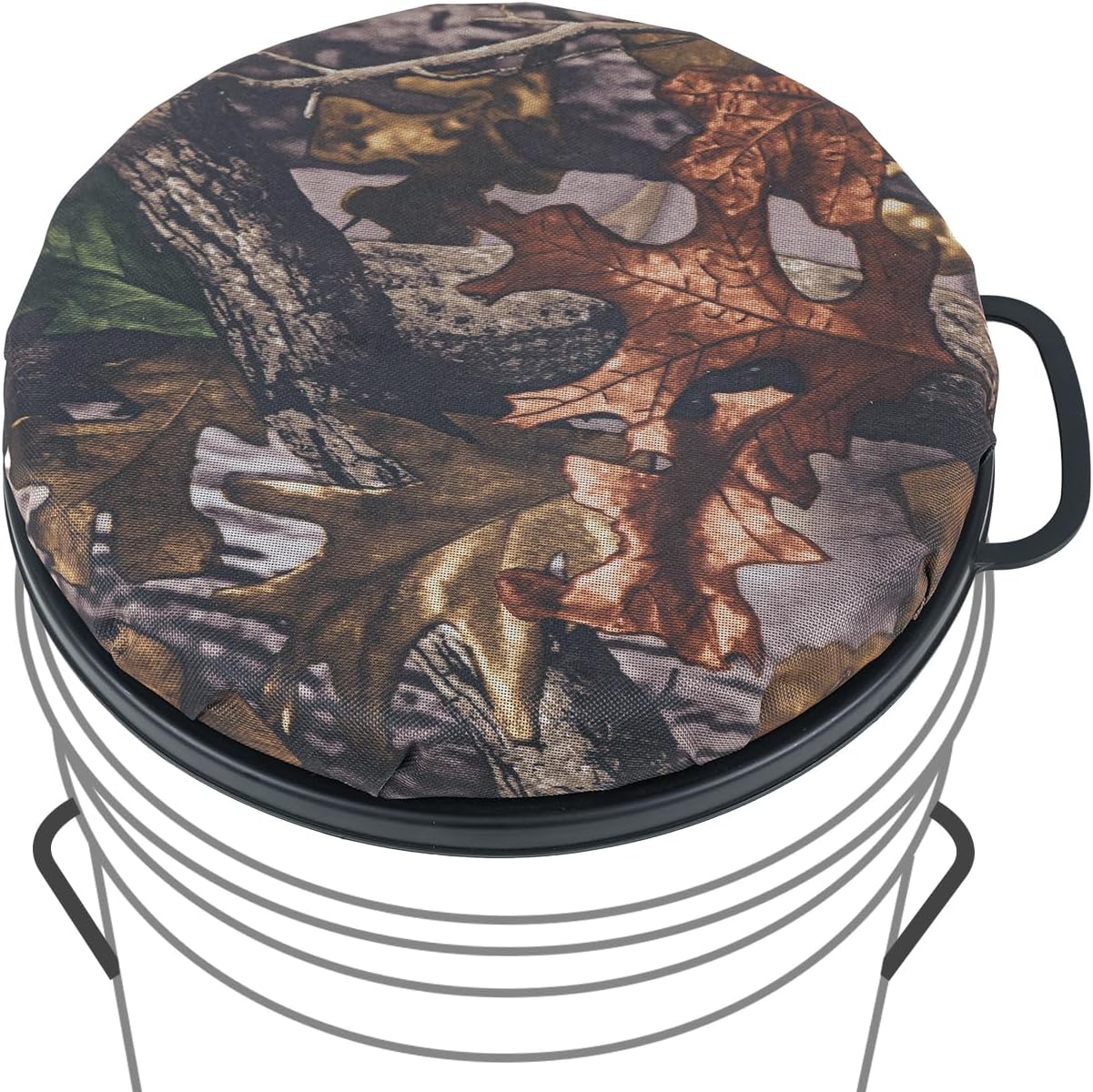 ZAIXIA 5 Gal Bucket Seat: 360 Swivel Foam Cushion + Waterproof Cover - Multi-Use!