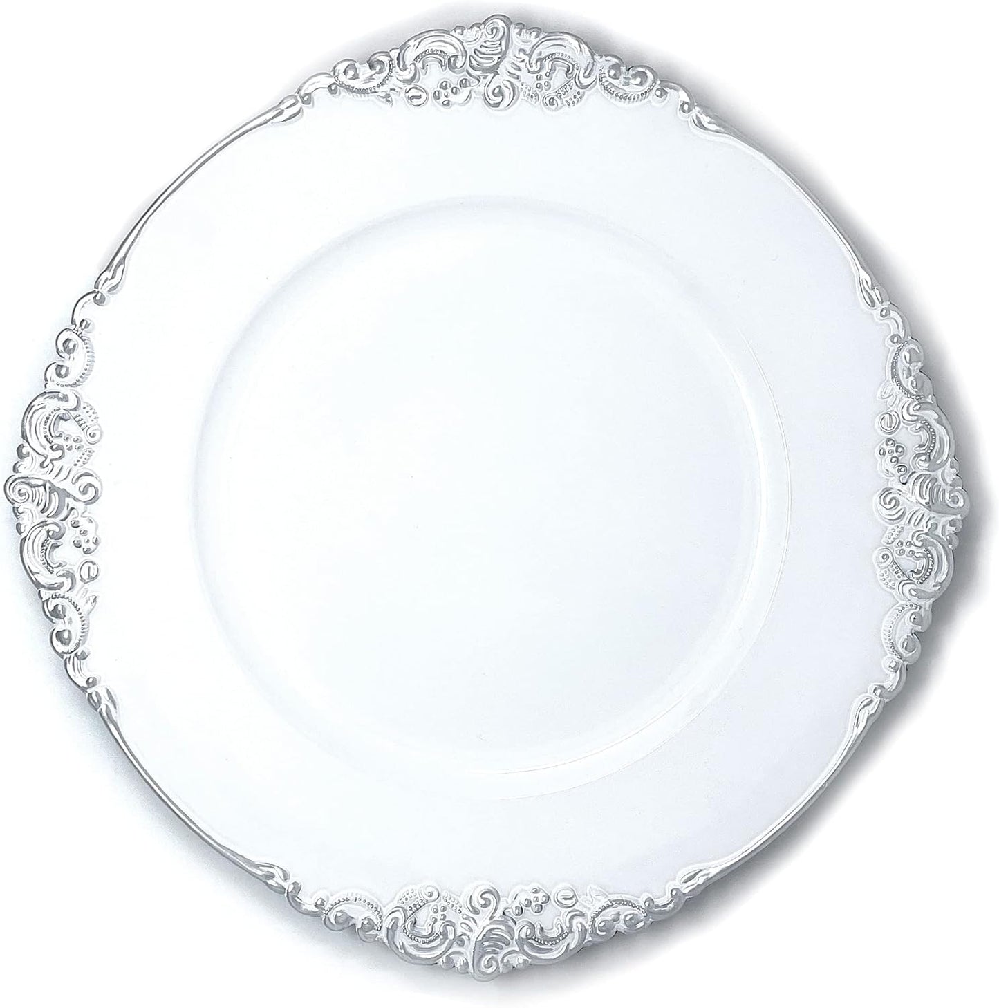 Heavy Quality Round Charger Plates for Elegant Dining Decor