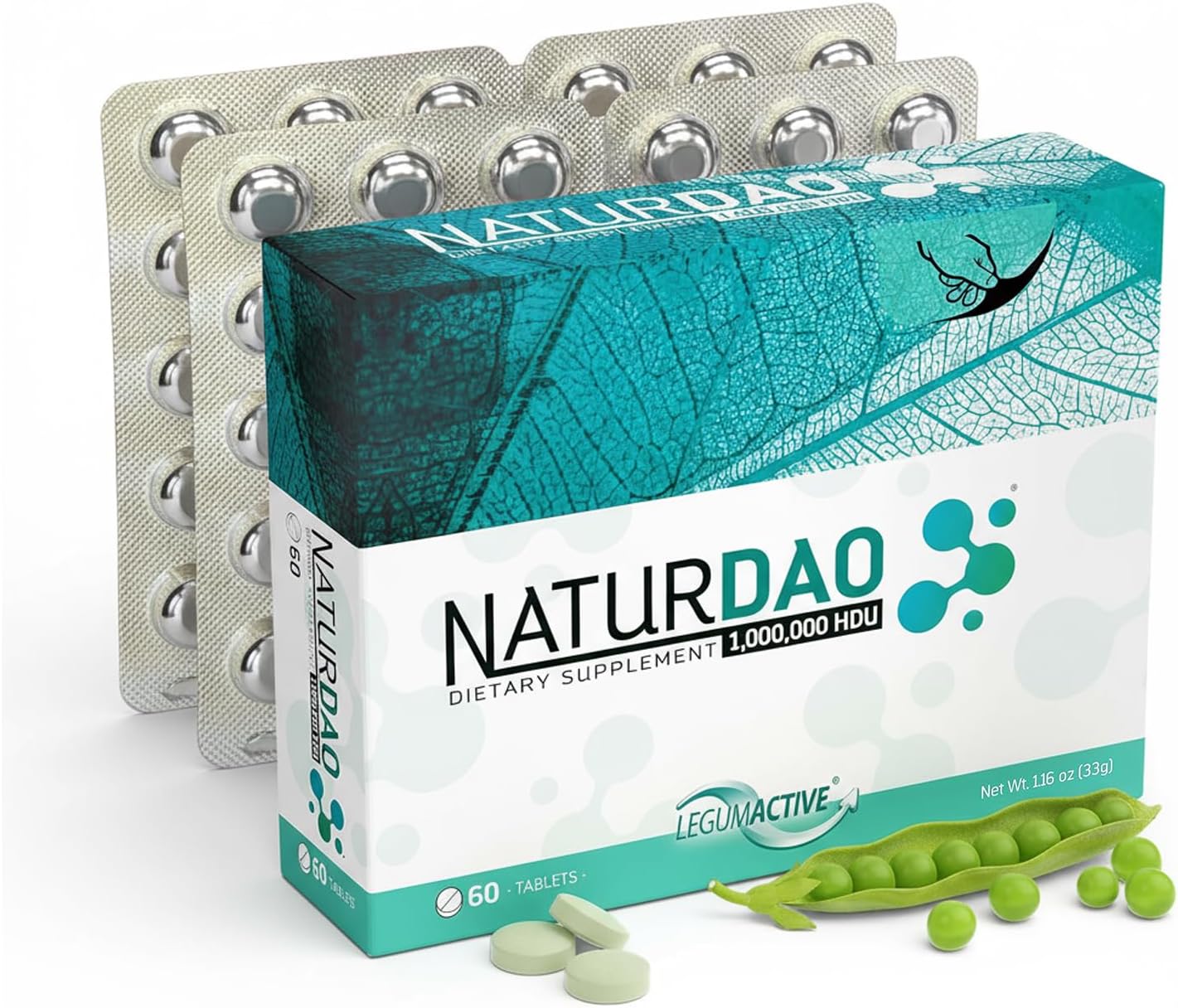 NATURDAO DAO Enzyme Supplement - 1,000,000 HDU for Histamine