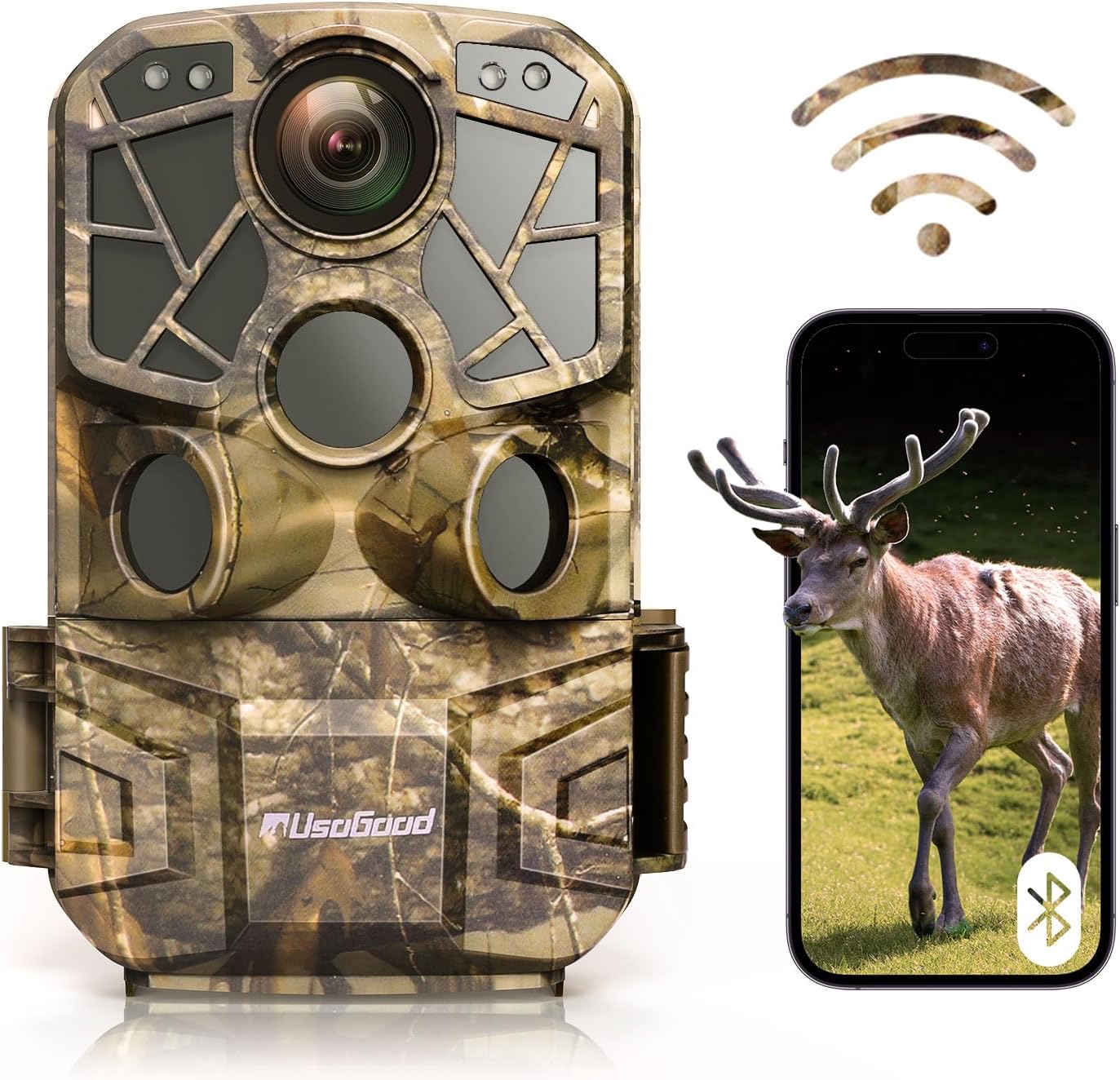 Usogood WiFi Trail Camera: Hyper Night Vision for Outdoor Adventure